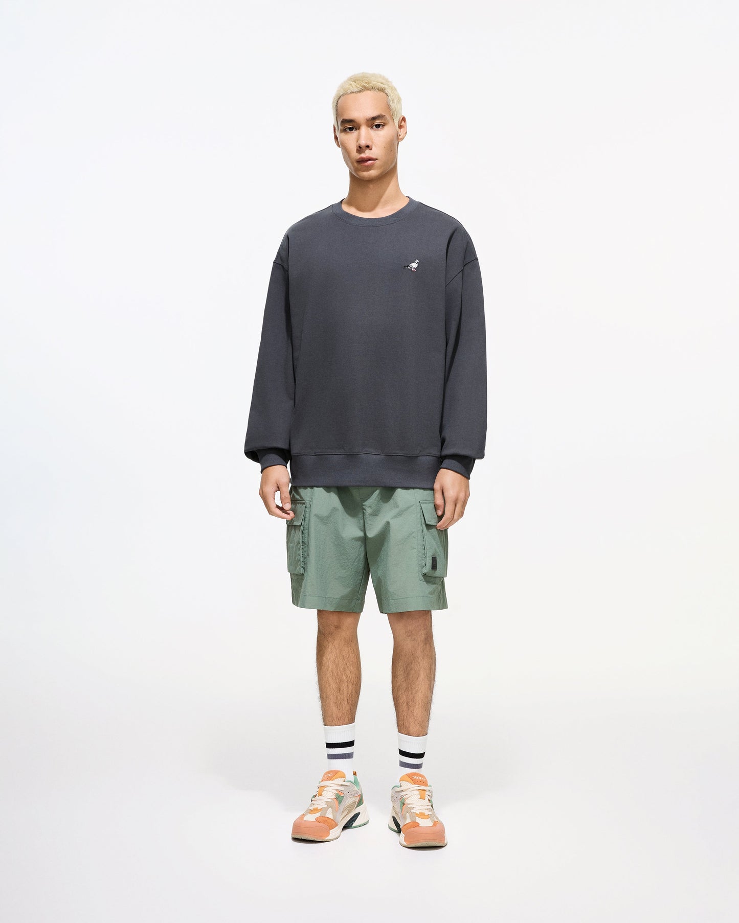 Emb Pigeon Crewneck - Crewneck | Staple Pigeon