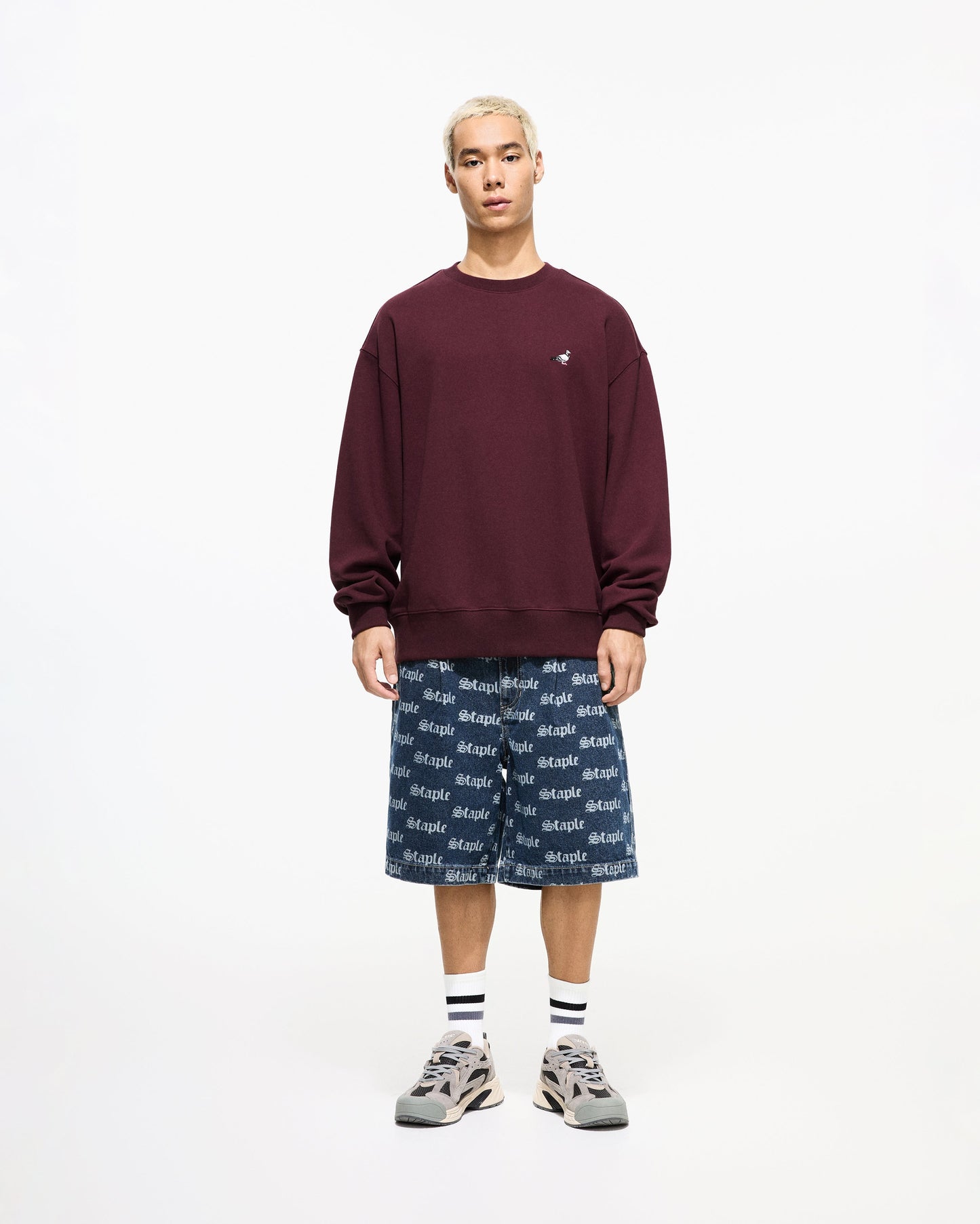Emb Pigeon Crewneck - Crewneck | Staple Pigeon