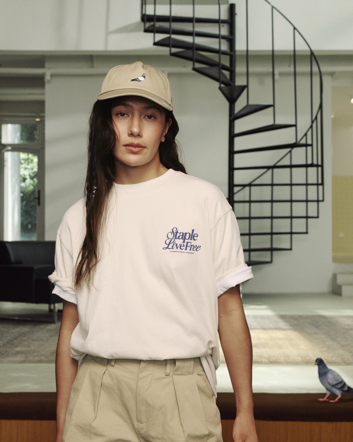 Pigeon Logo Cap FW26 - Five Panel Cap | Staple Pigeon
