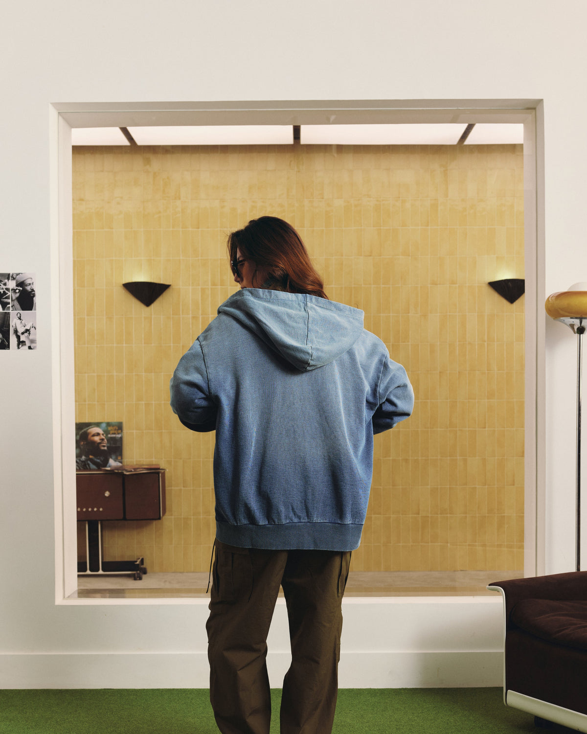 Denim Pigeon Zip Hoodie - Jacket | Staple Pigeon