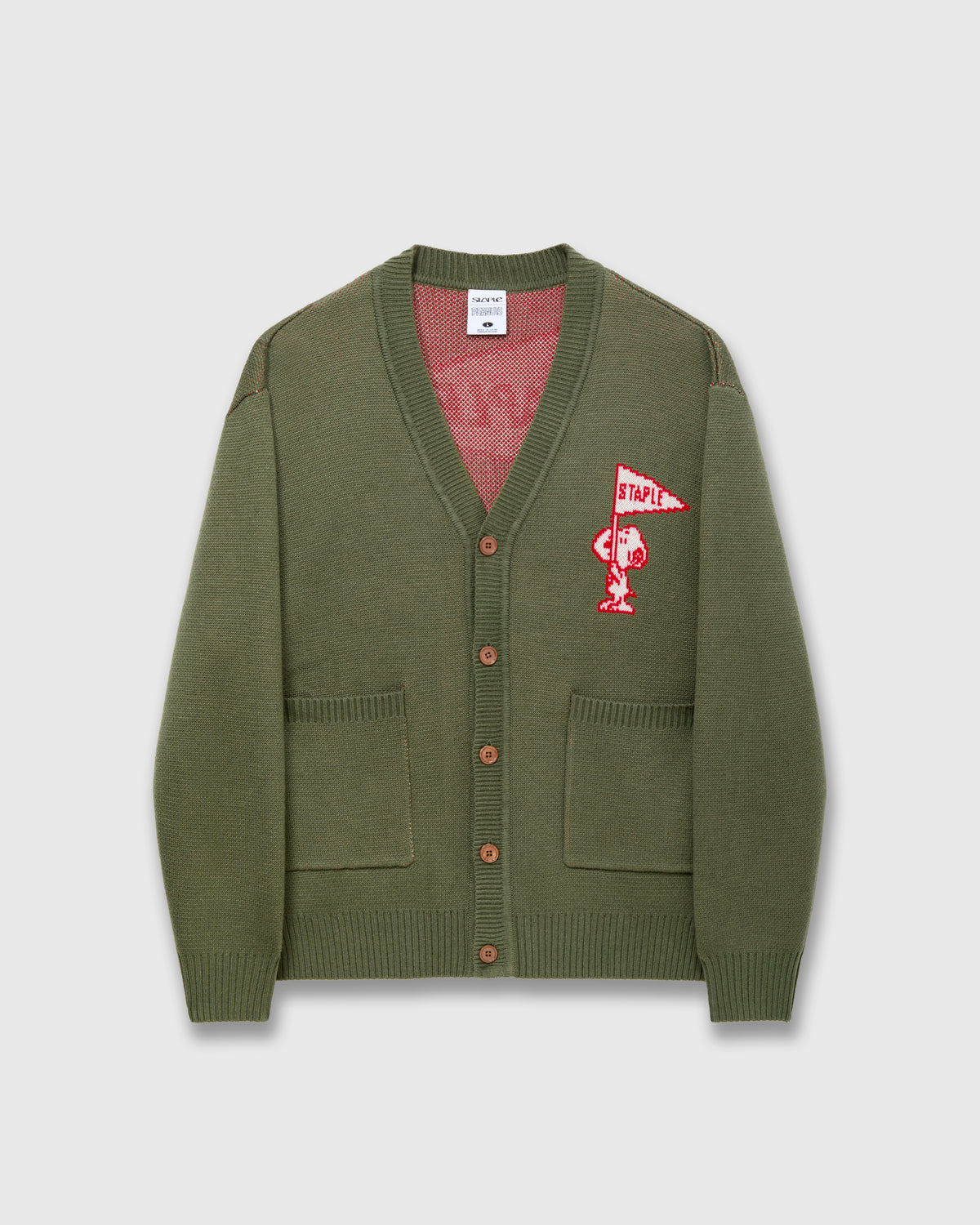 Staple x Peanuts Flag Cardigan