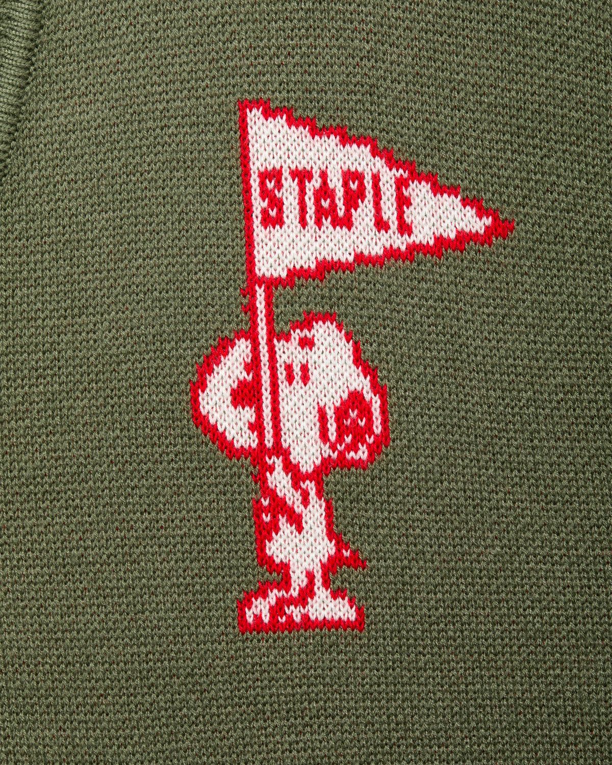 Staple x Peanuts Flag Cardigan