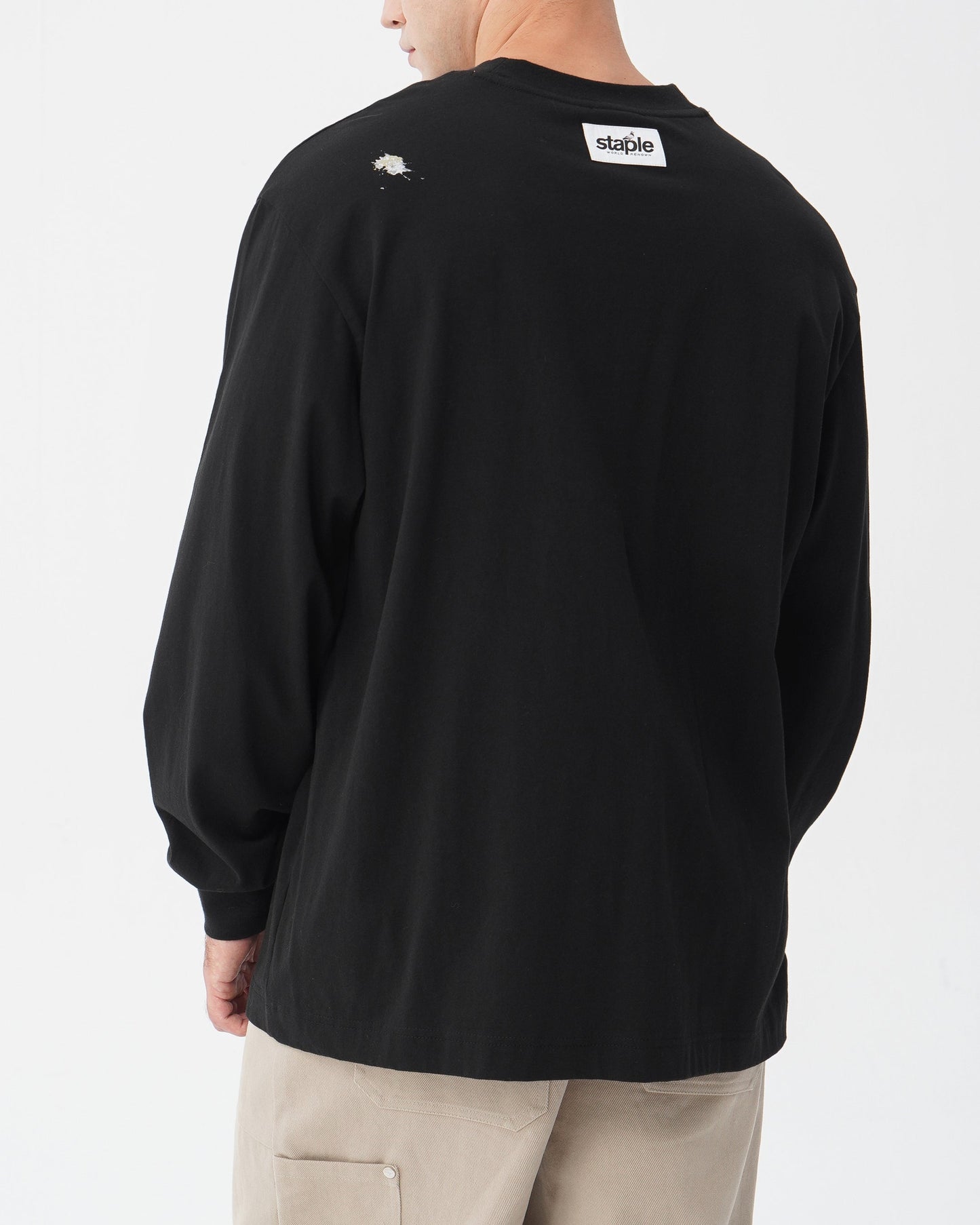 L/S Emb Pigeon Tee - Tee | Staple Pigeon