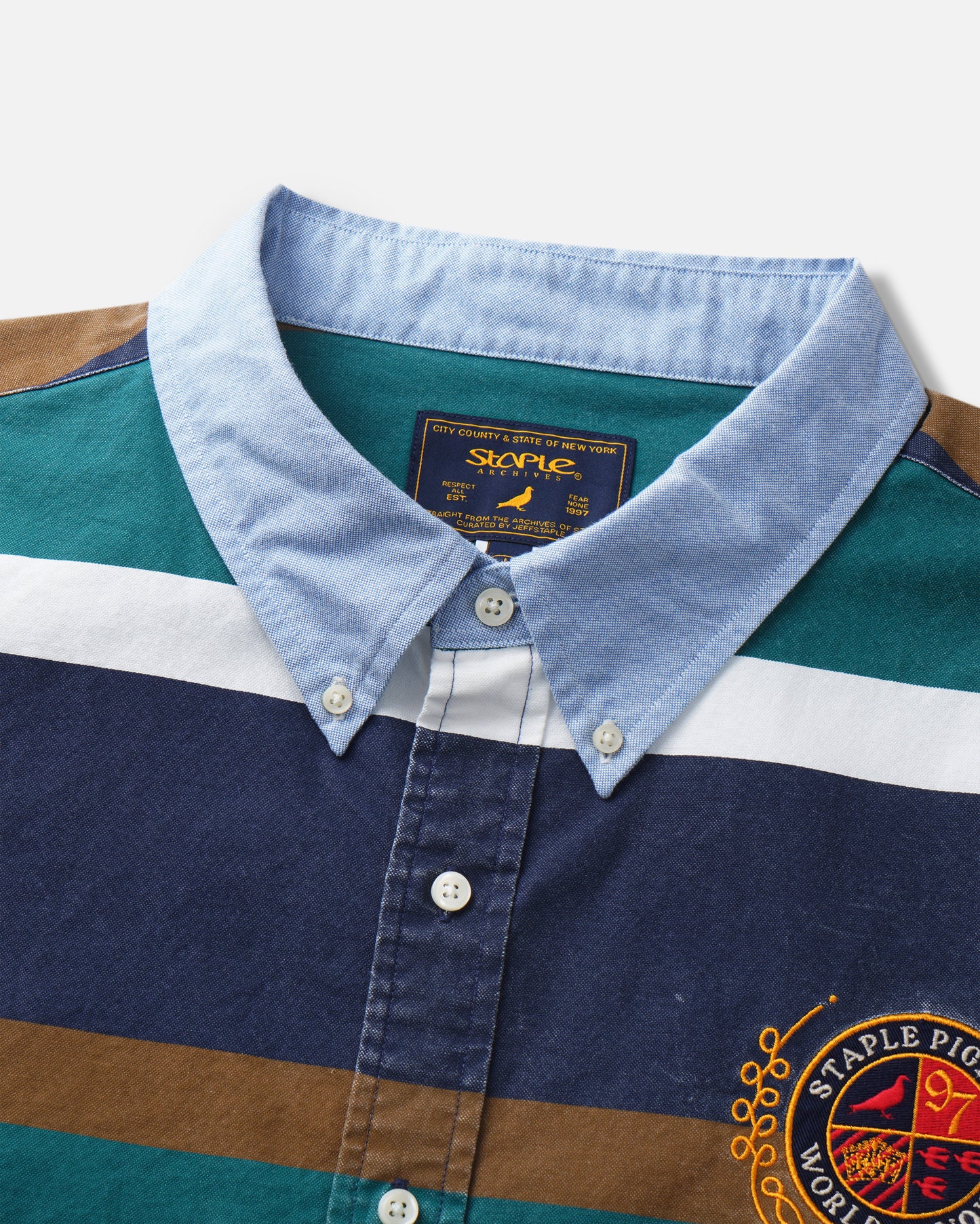 EMBLEM WOVEN SHIRT