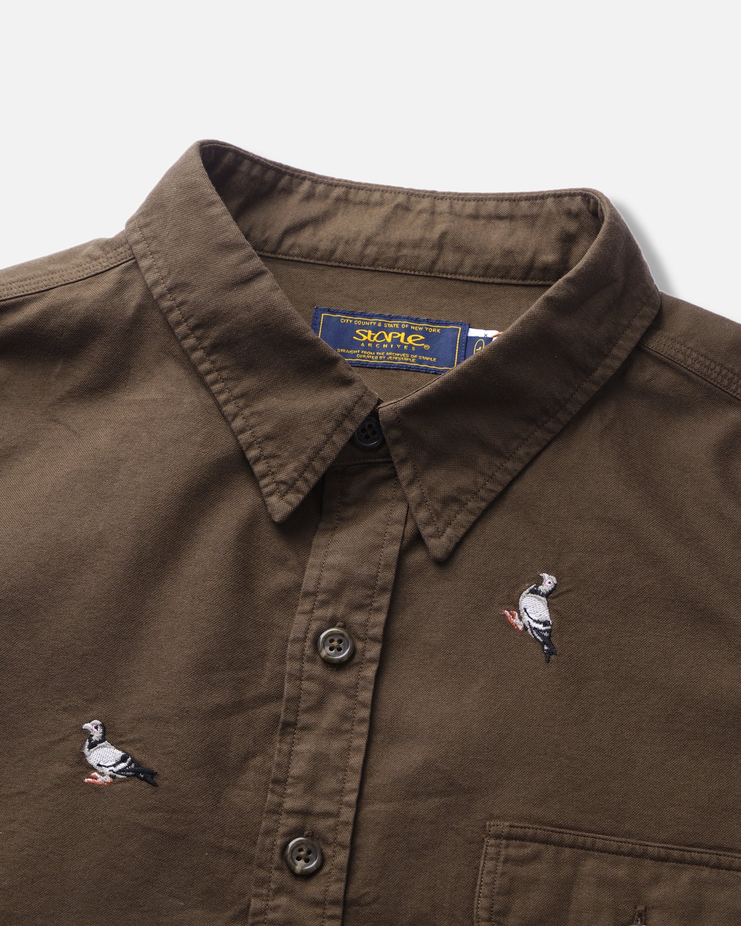 ALL OVER EMB PIGEON SHIRT