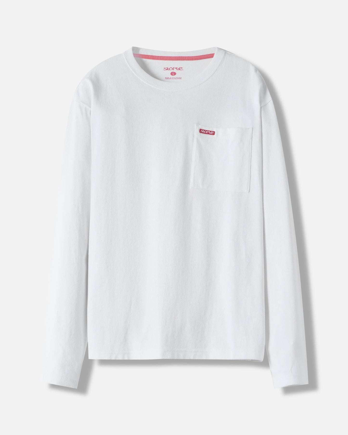 L/S Bar Logo Pkt Tee