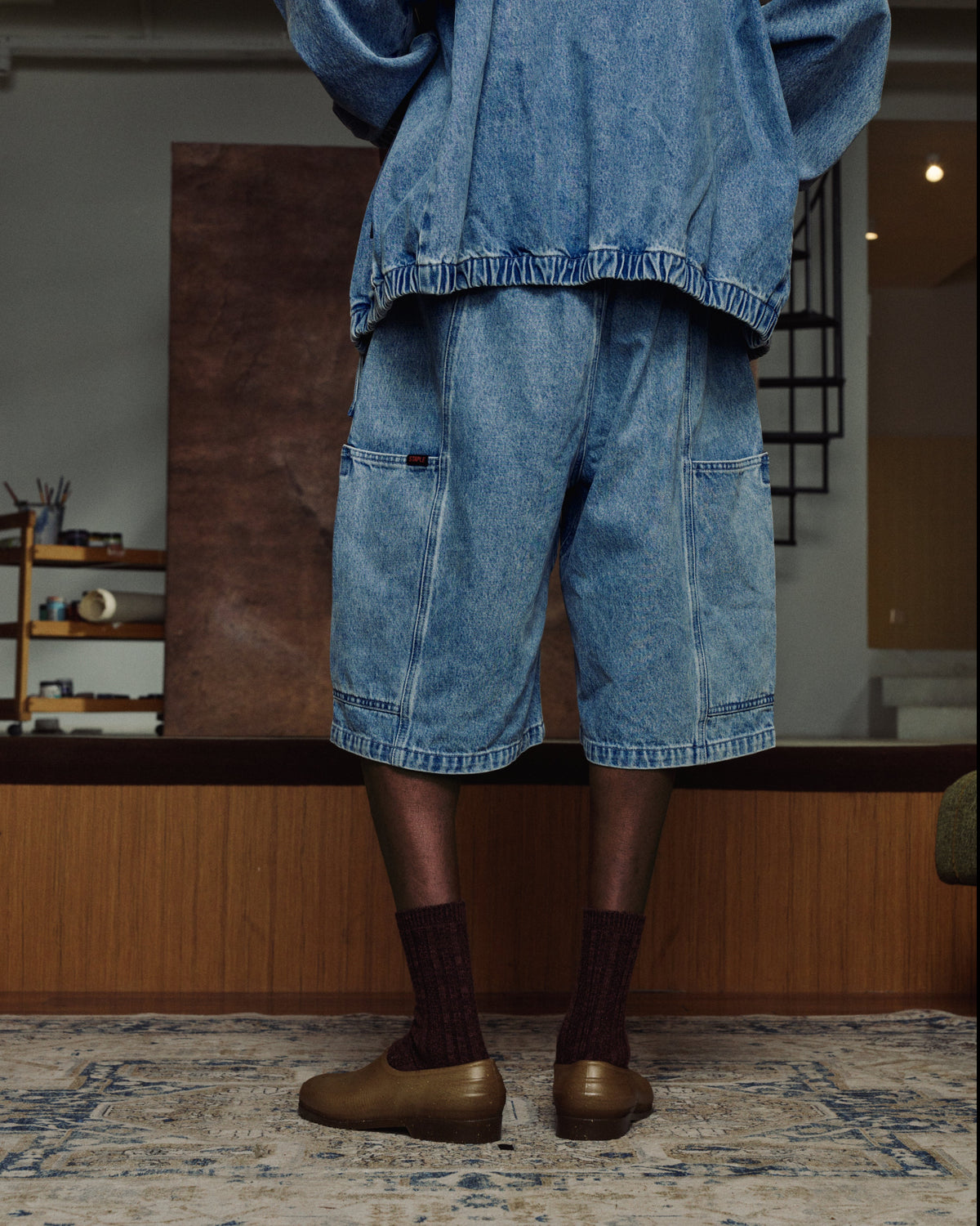 Denim Pigeon Short - Woven Short | Staple Pigeon