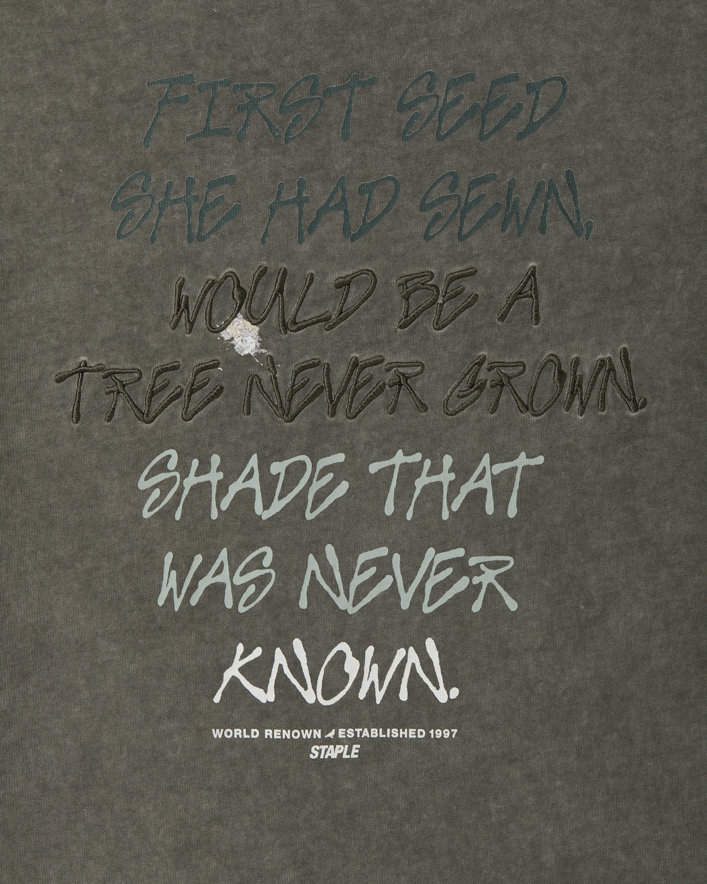 EVERGREEN WASHED TEE