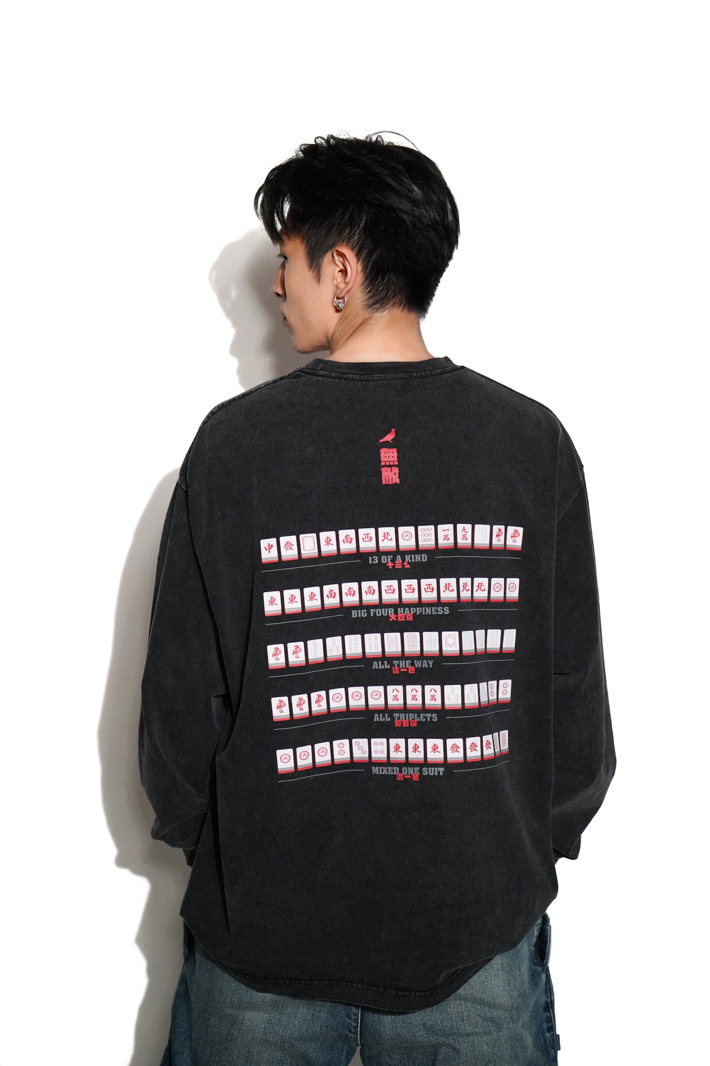 432HZ / STAPLE MAHJONG CLUB LS TEE