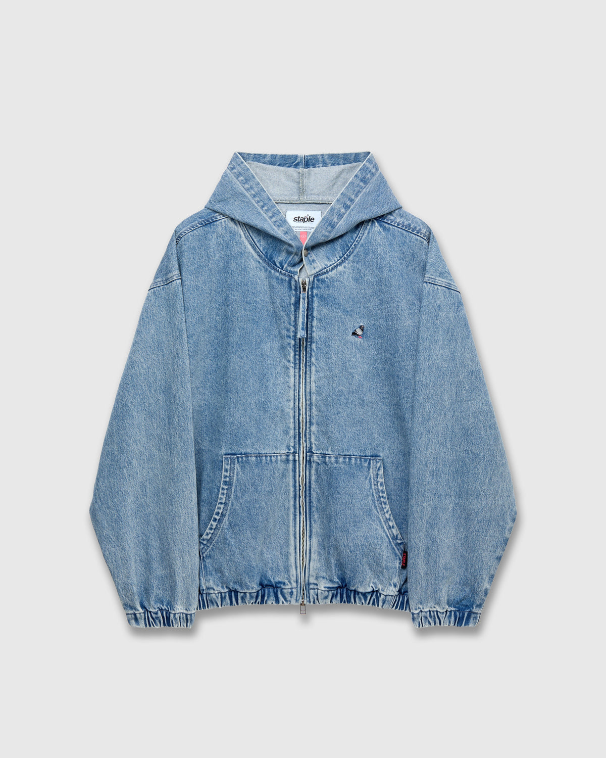 Denim Pigeon Zip Hoodie - Jacket | Staple Pigeon