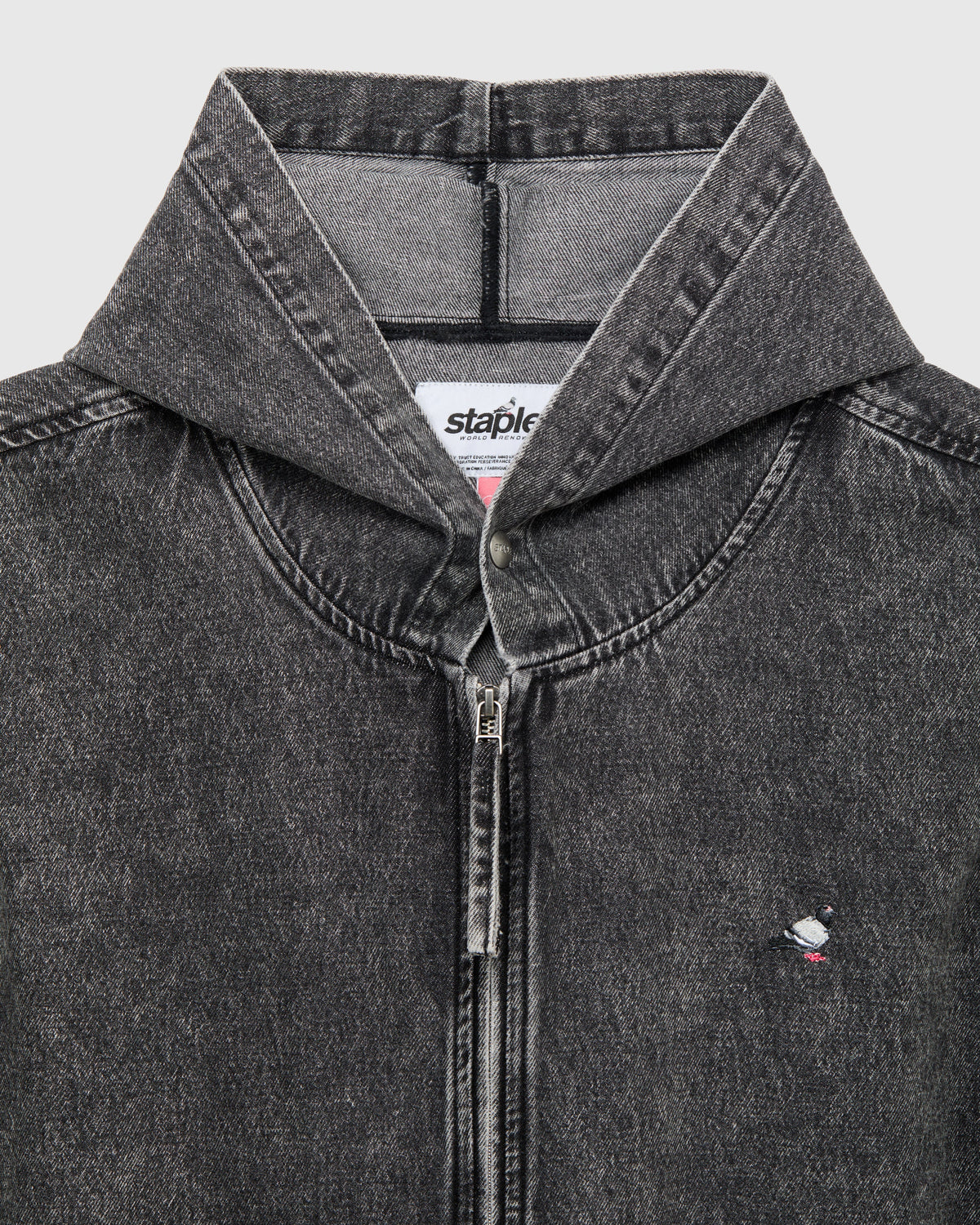Denim Pigeon Zip Hoodie - Jacket | Staple Pigeon