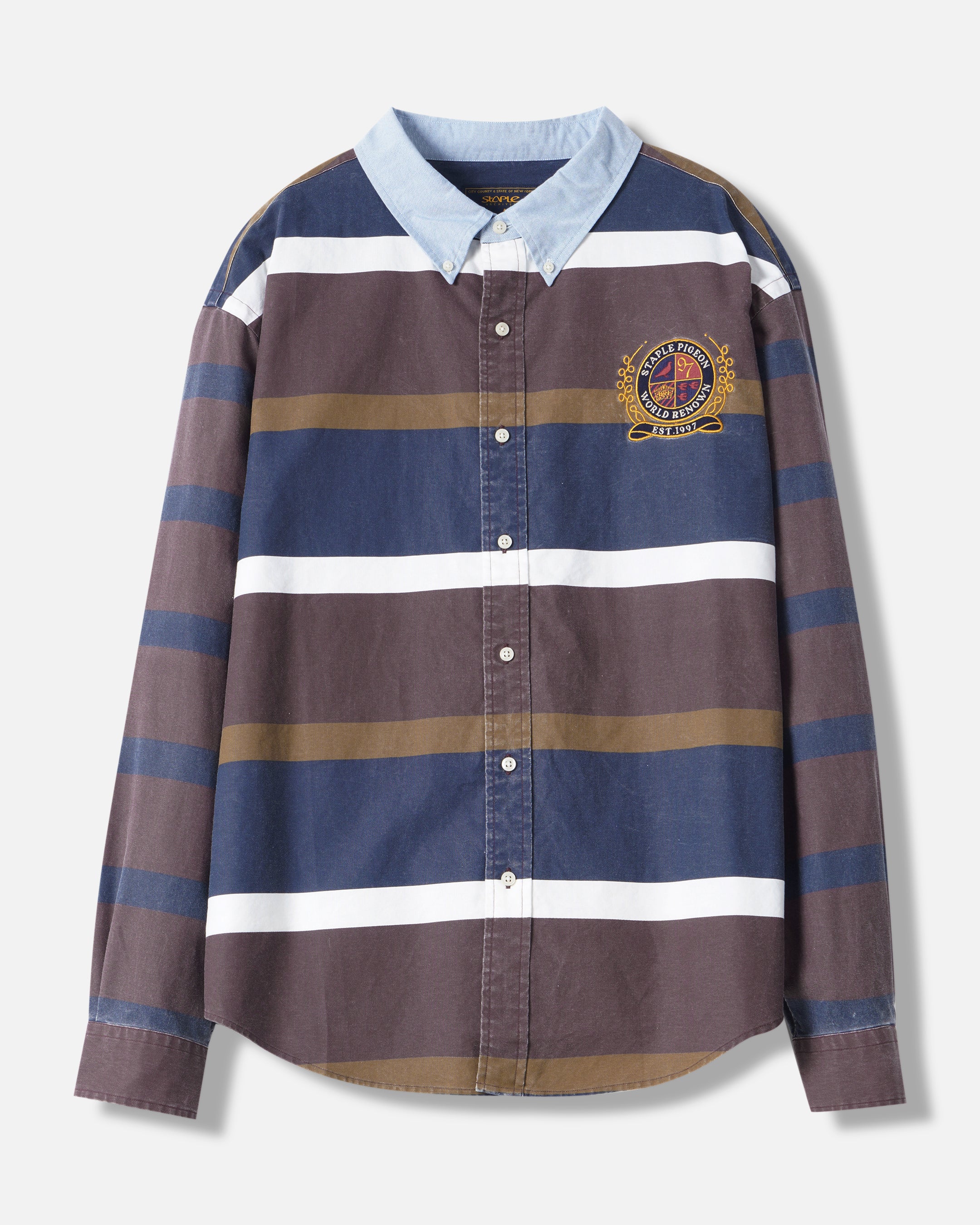 EMBLEM WOVEN SHIRT