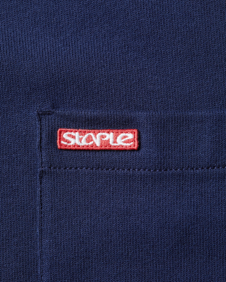 L/S Bar Logo Pkt Tee