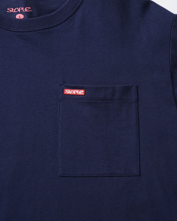 L/S Bar Logo Pkt Tee