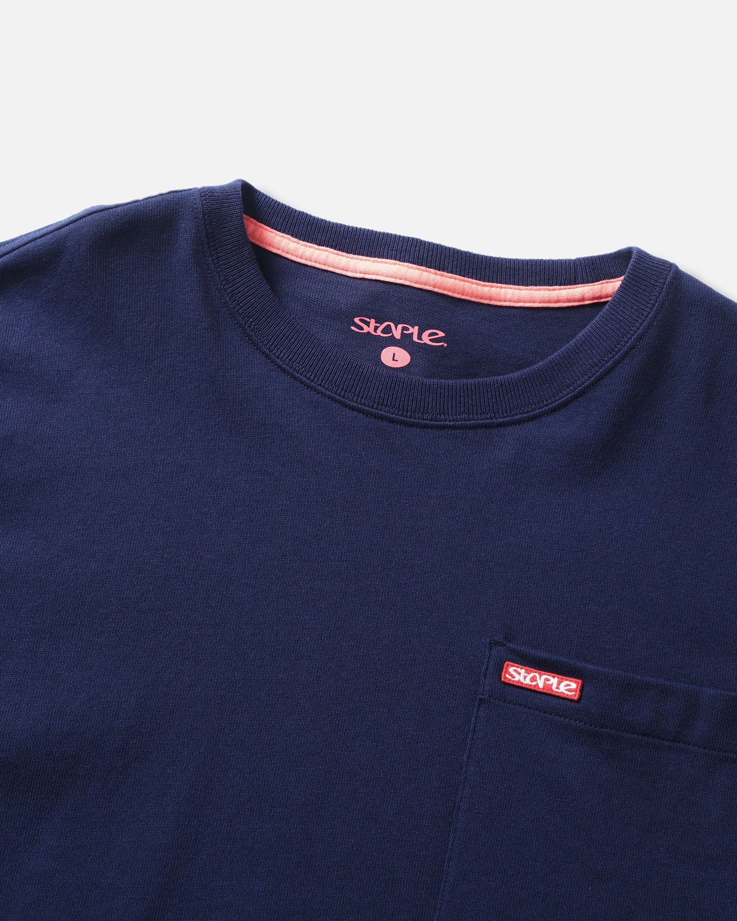 L/S Bar Logo Pkt Tee