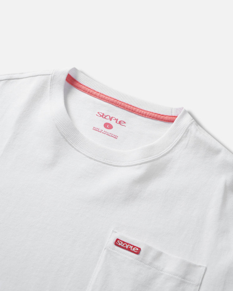 L/S Bar Logo Pkt Tee