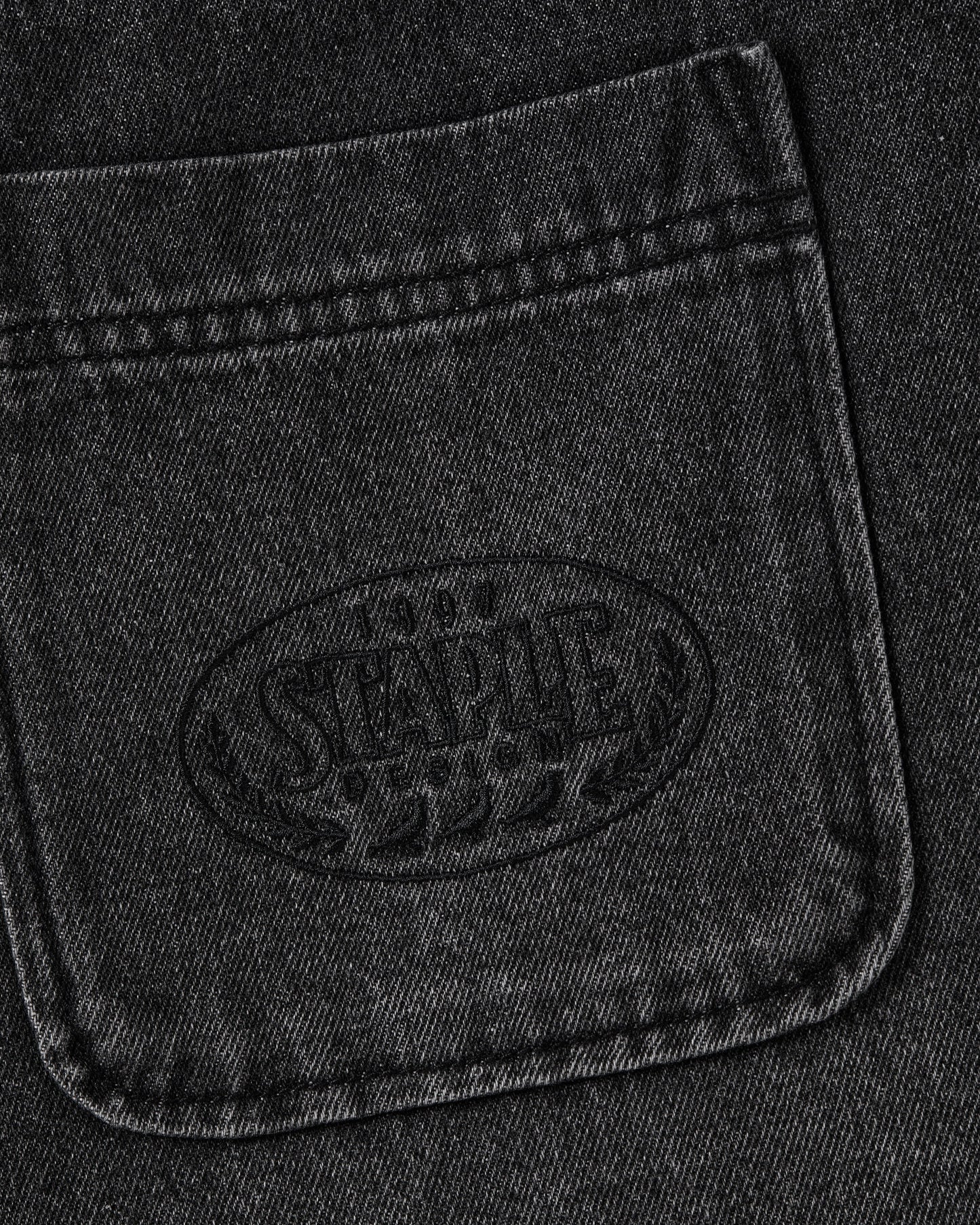 Denim Panel Short - Woven Short | Staple Pigeon