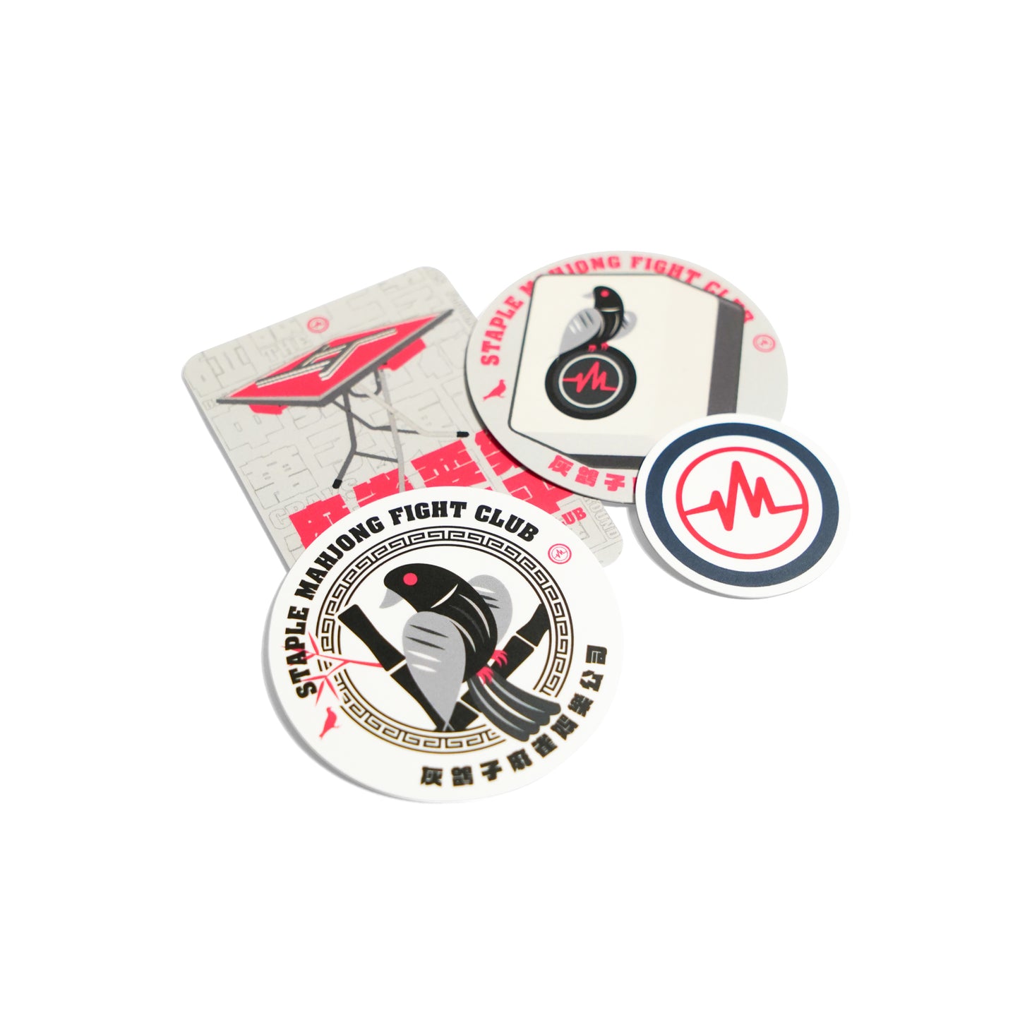 432HZ / STAPLE MAHJONG CLUB STICKER SET