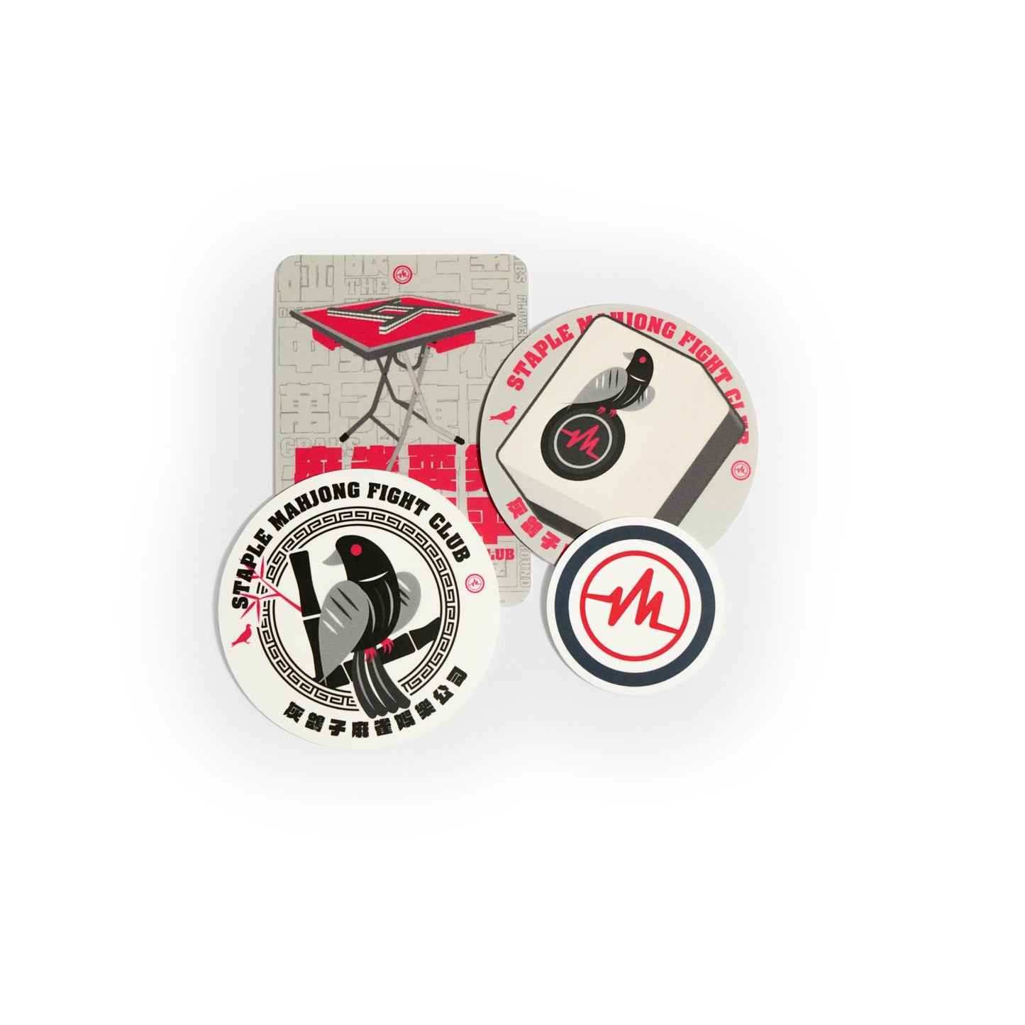 432HZ / STAPLE MAHJONG CLUB STICKER SET